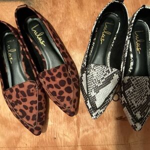 Lulu's Women's Leopard and Snakeskin Flats